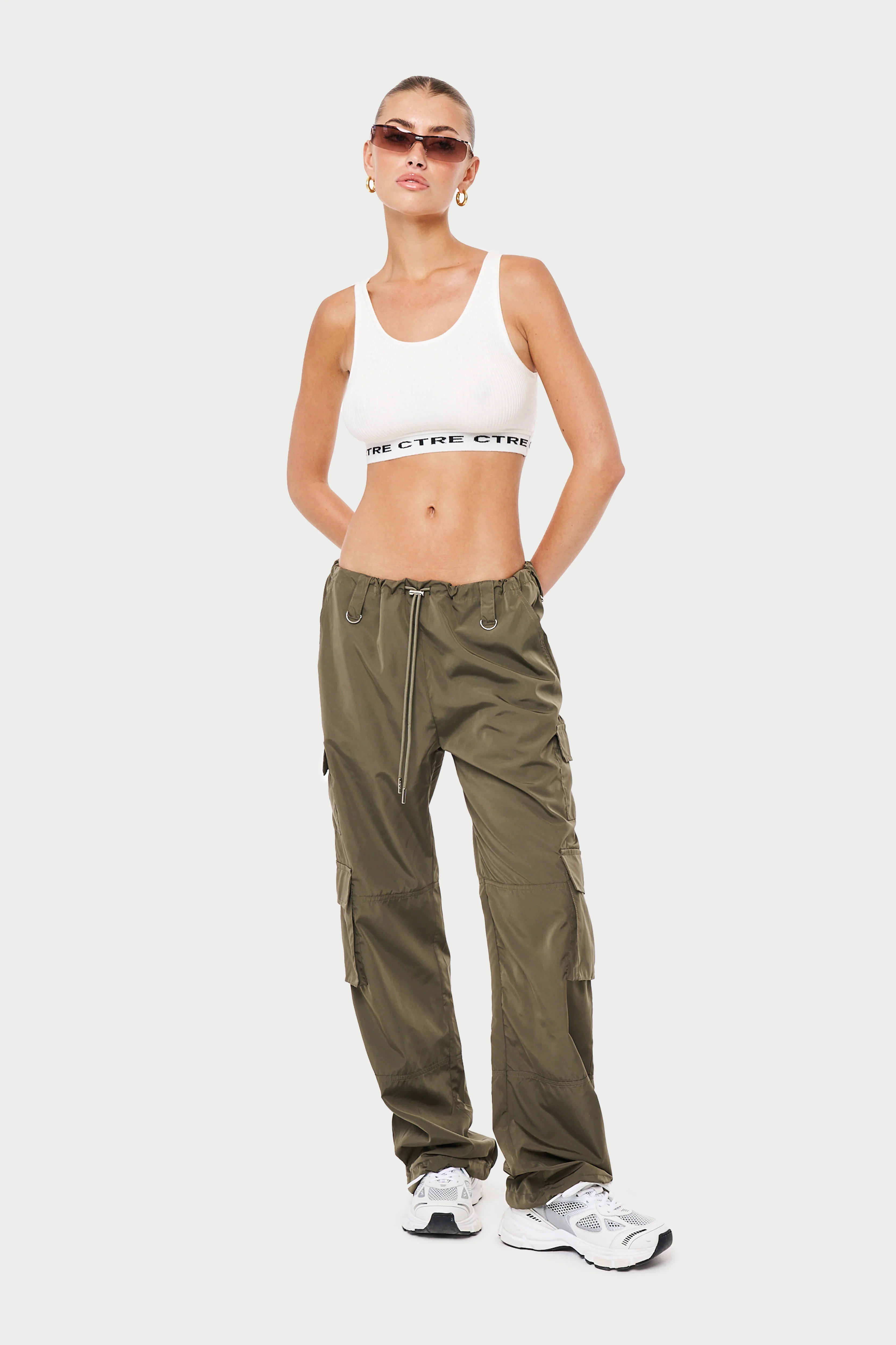 MULTI POCKET OVERSIZED CARGOS - KHAKI - Image 7