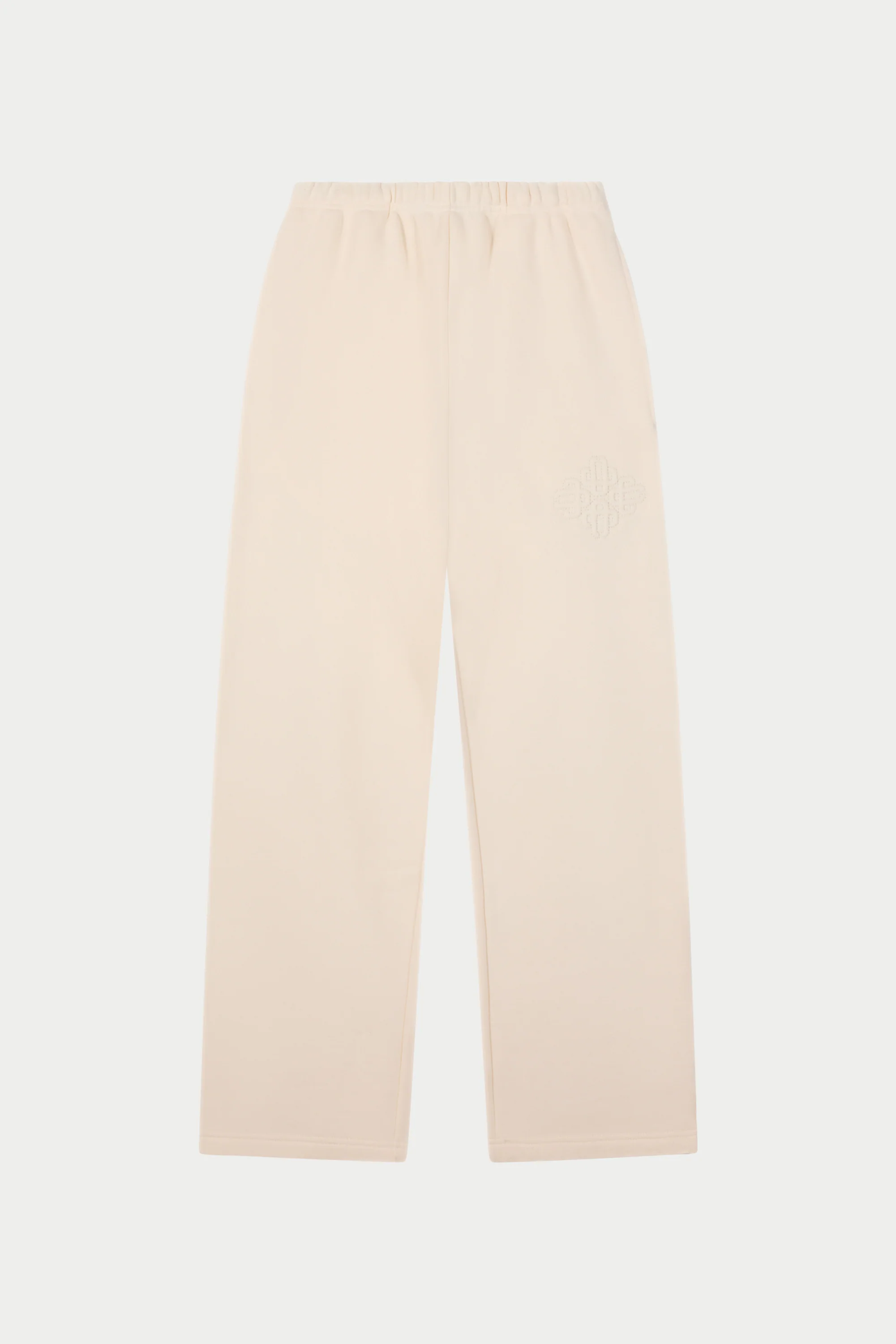 RAISED EMBLEM JOGGERS - BUTTERMILK