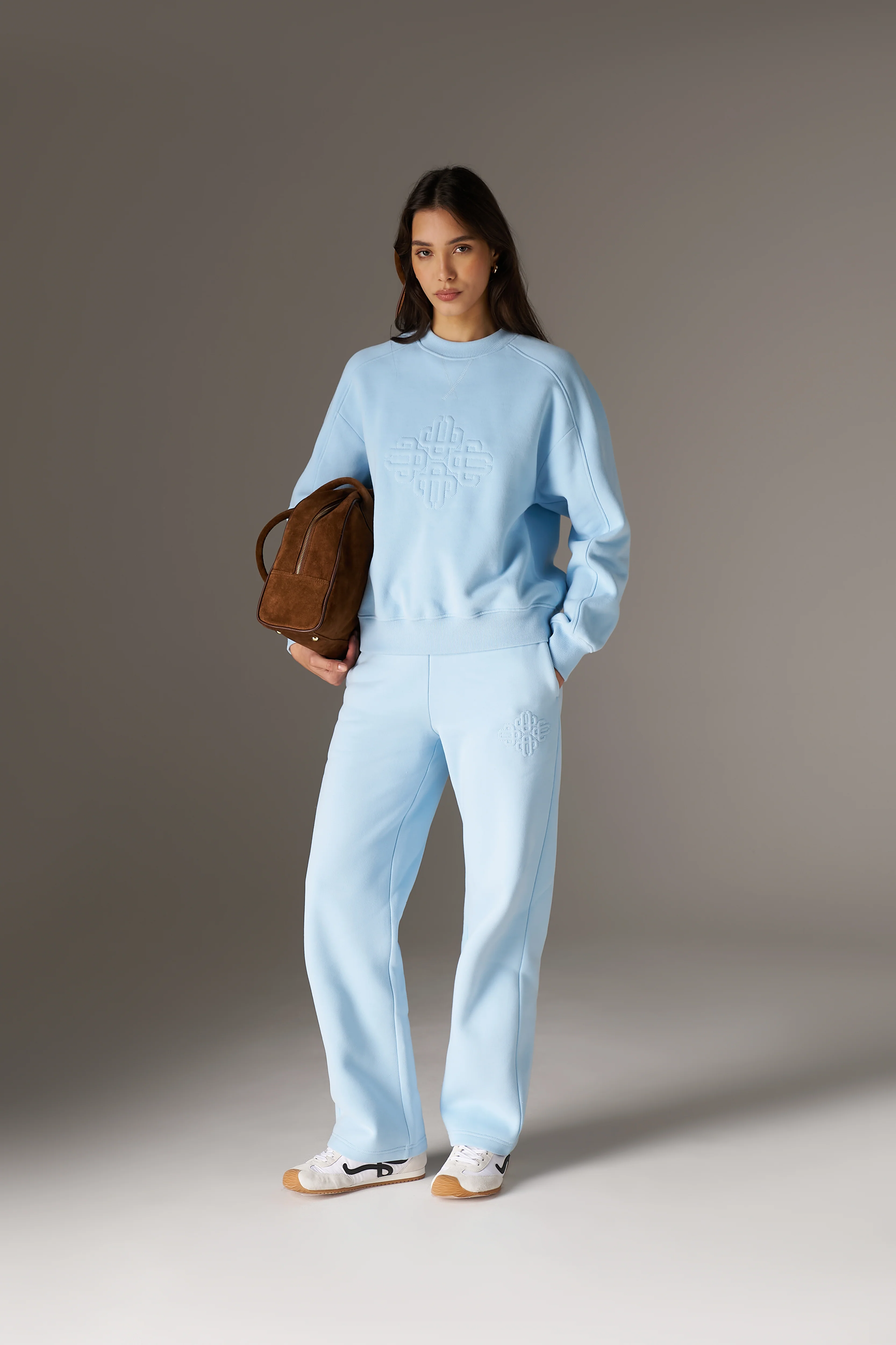 RAISED EMBLEM CREW - POWDER BLUE - Image 3