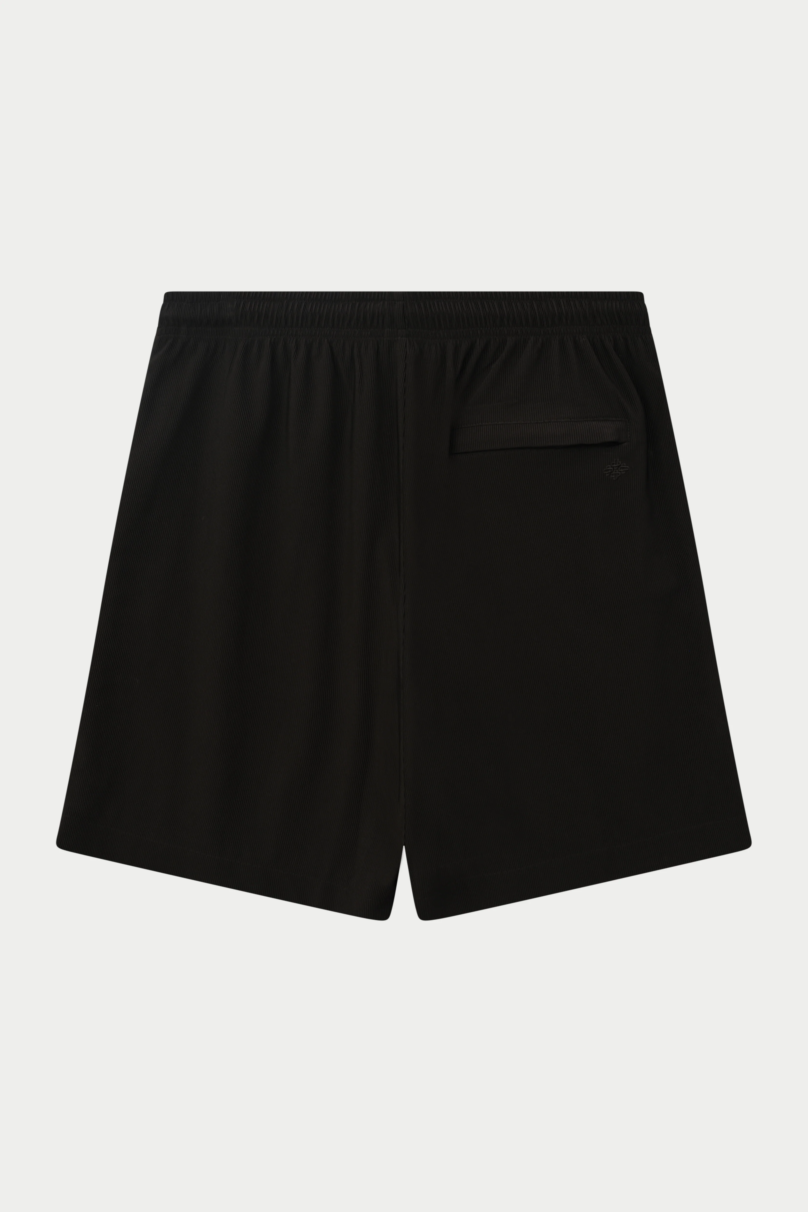 RIBBED SHORTS - BLACK - Image 10
