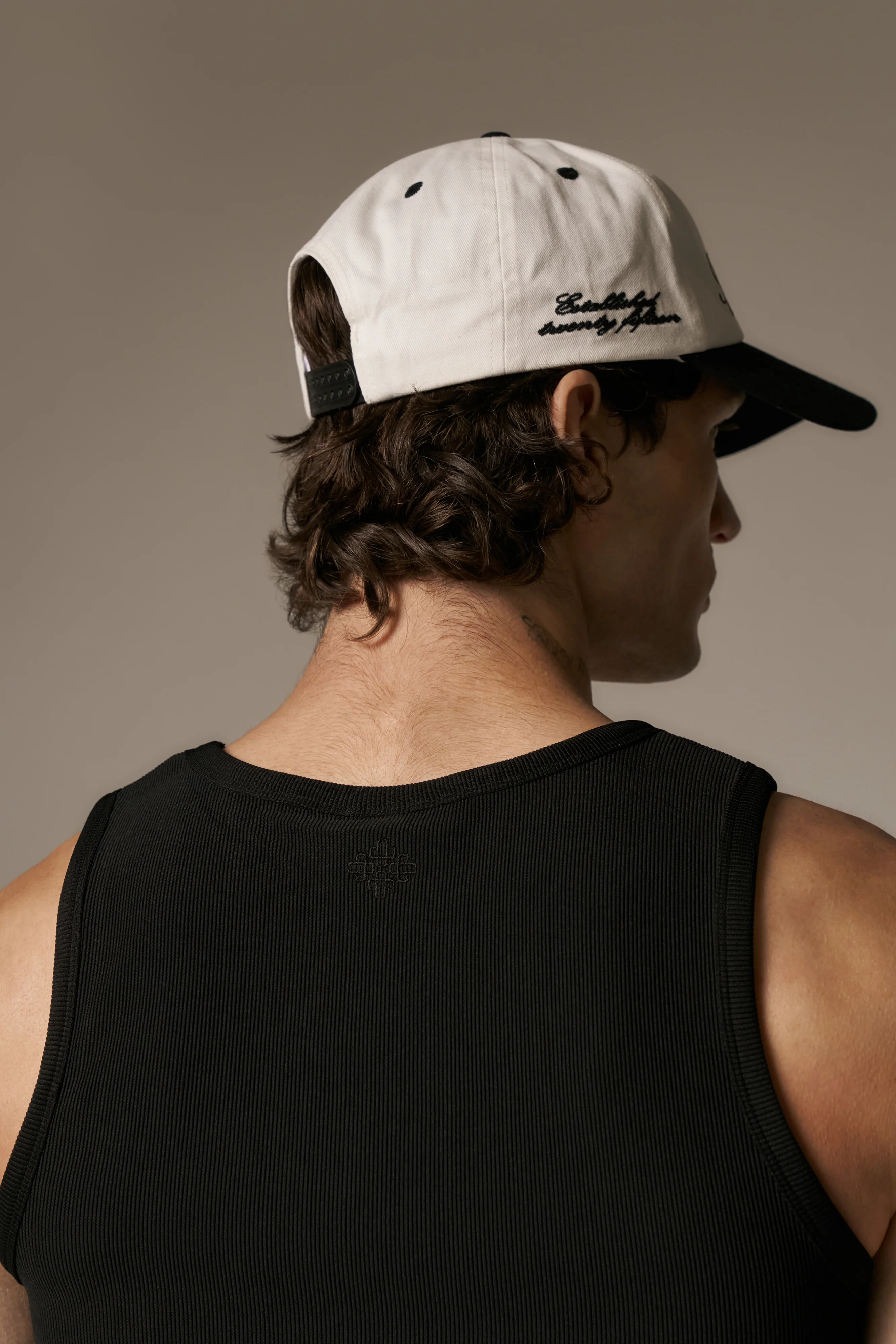 RIBBED VEST - BLACK - Image 5