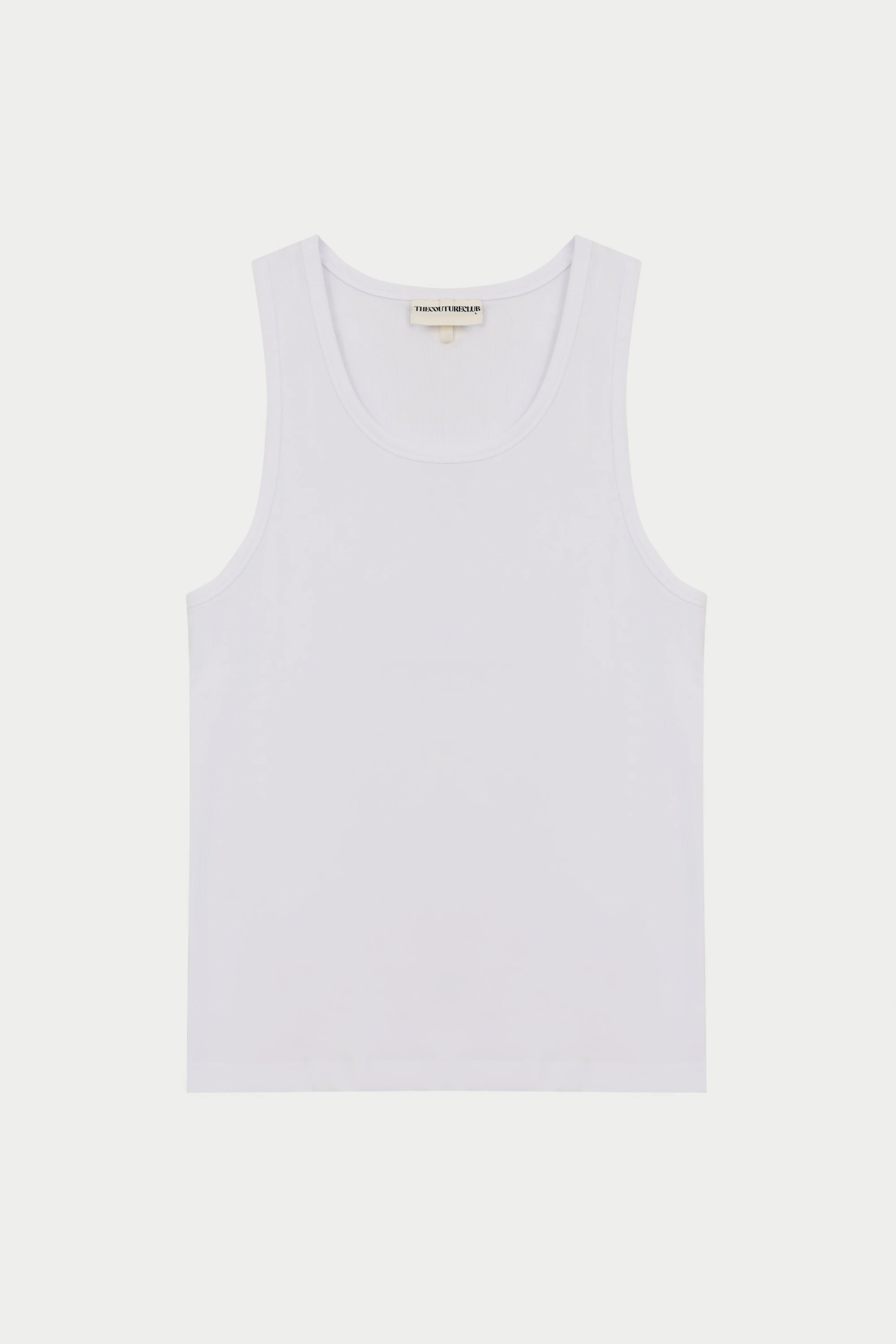 RIBBED VEST - WHITE