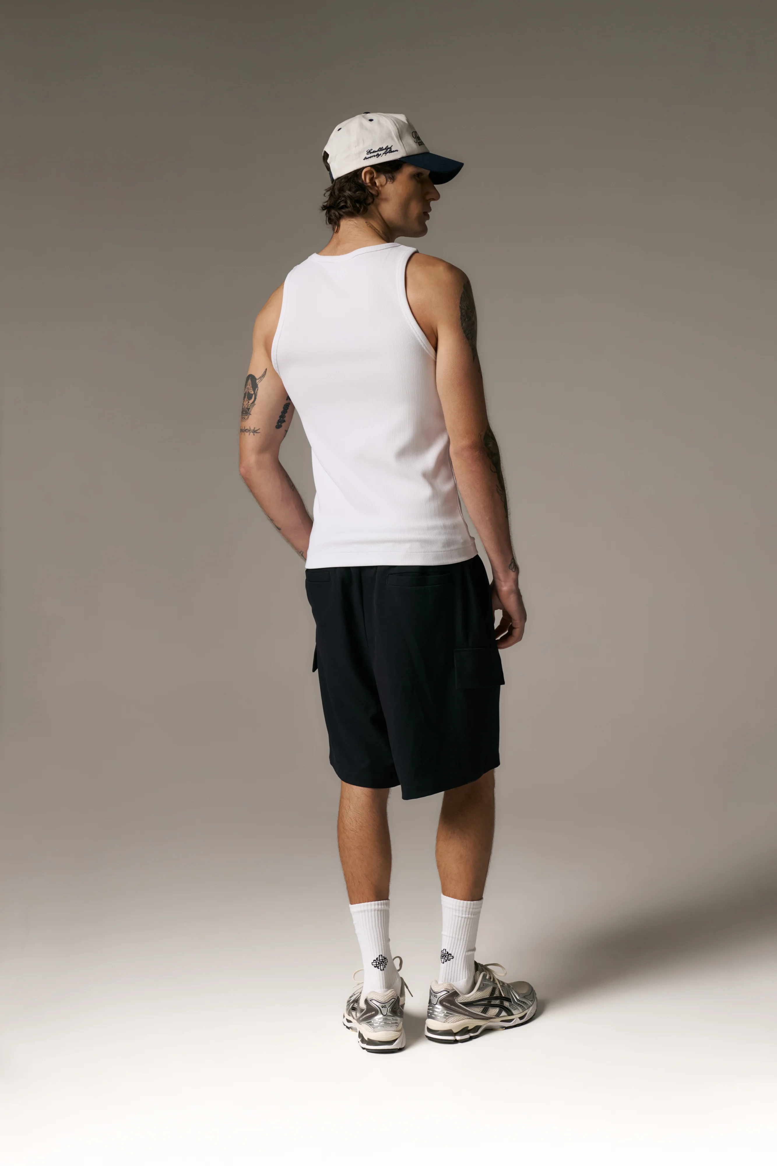 RIBBED VEST - WHITE - Image 7