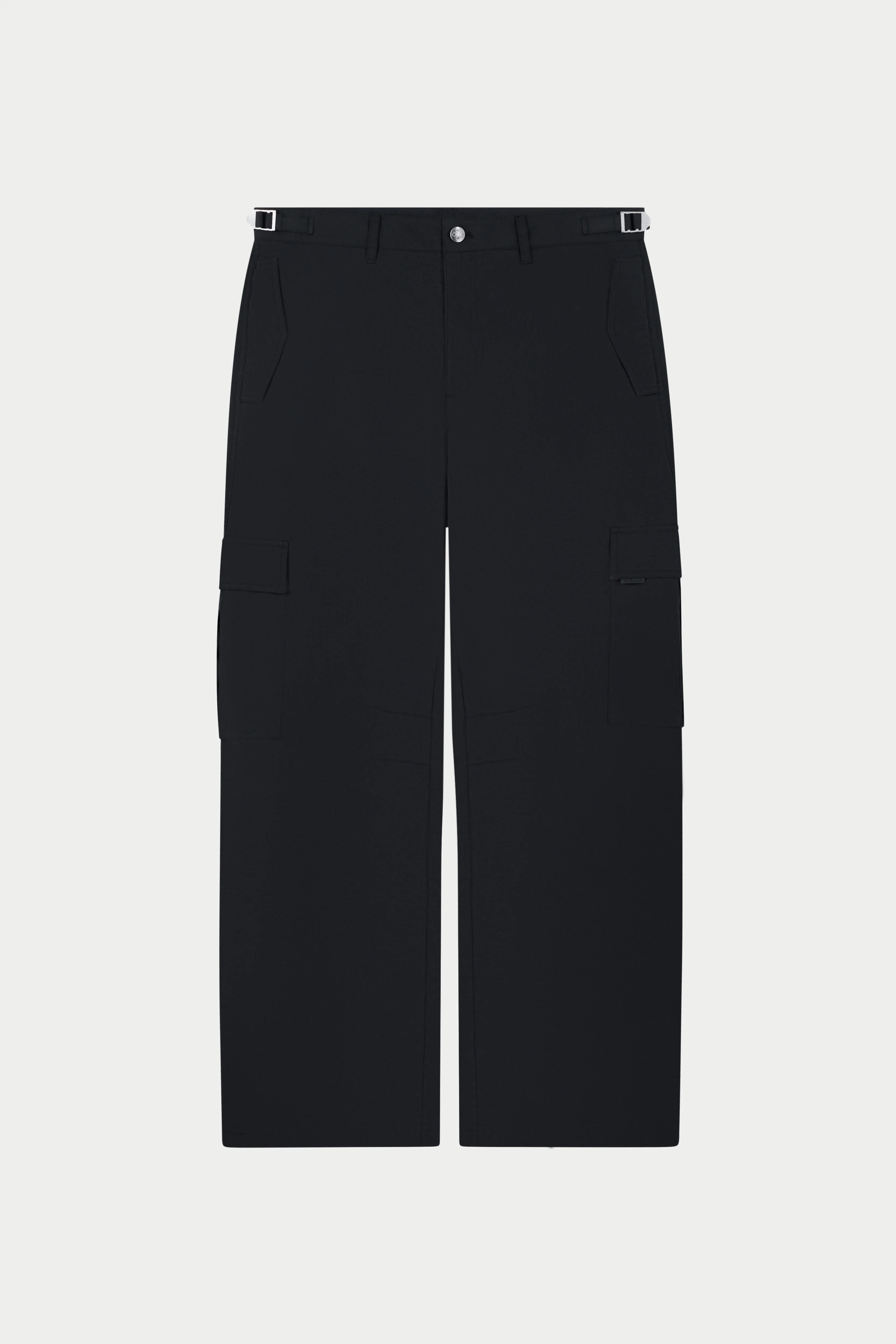RIPSTOP CARGO TROUSERS - BLACK