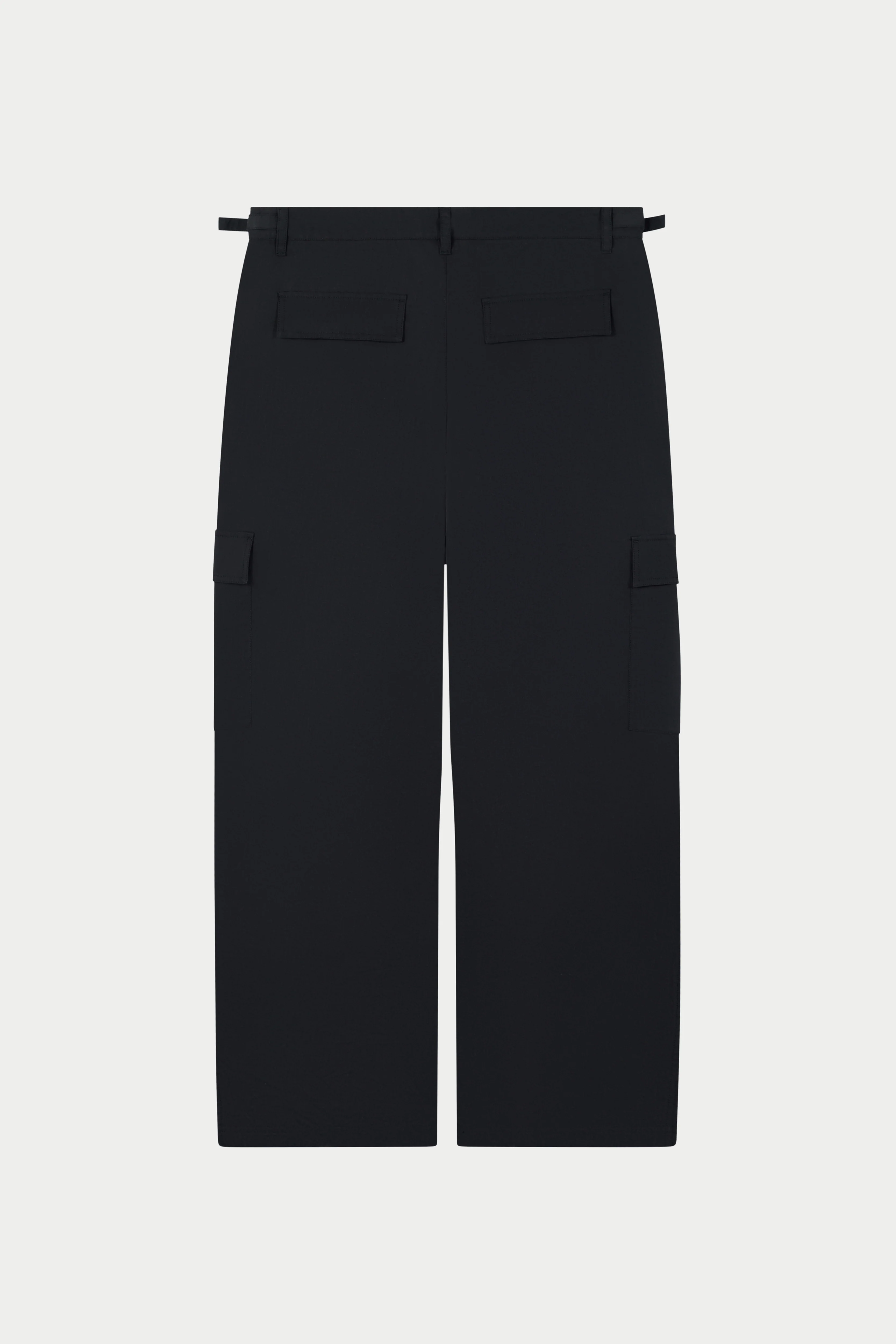 RIPSTOP CARGO TROUSERS - BLACK - Image 7