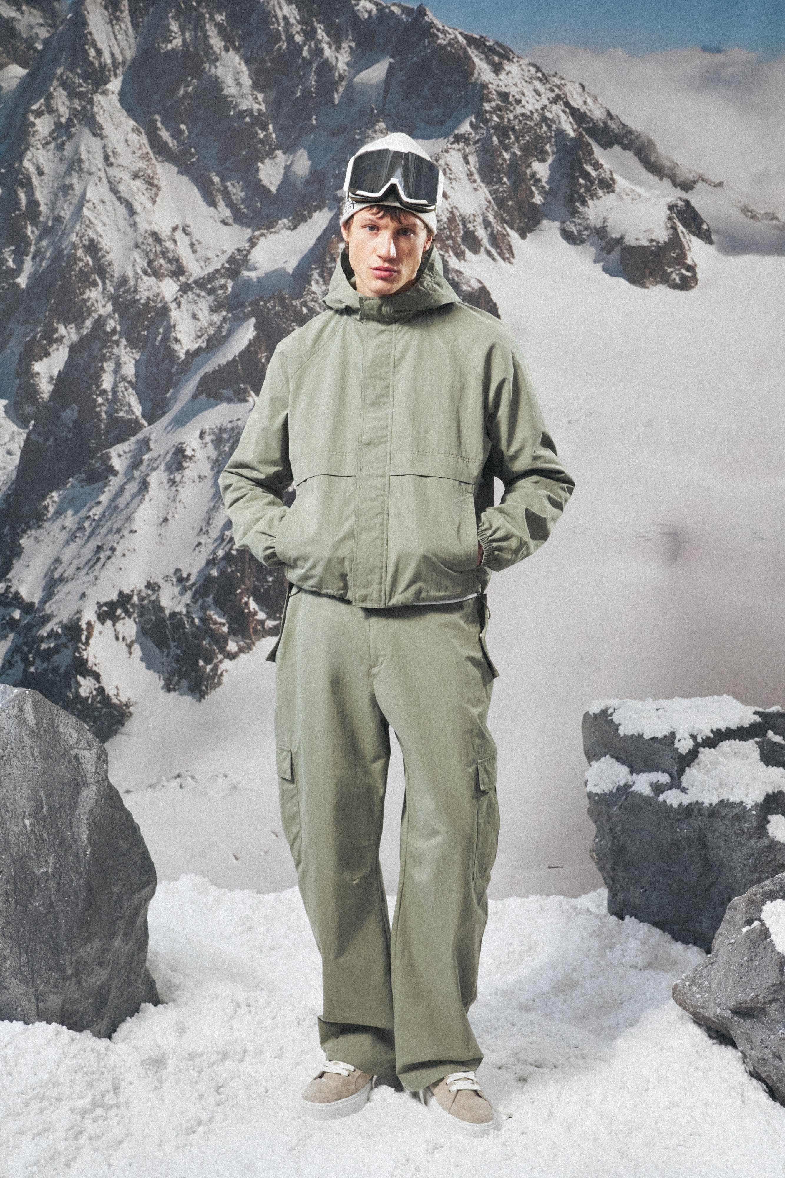 RIPSTOP CARGO TROUSERS - LIGHT KHAKI - Image 3