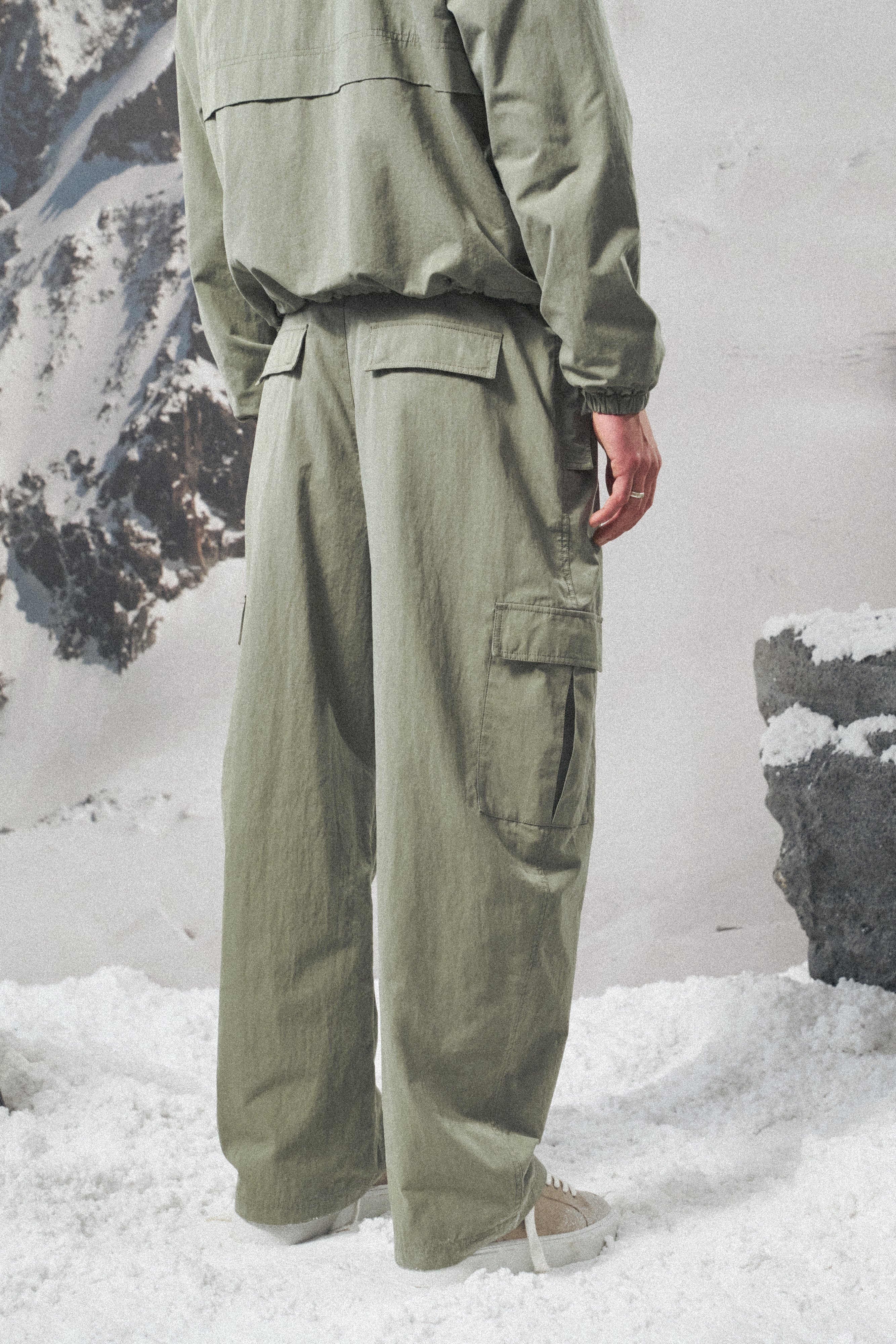 RIPSTOP CARGO TROUSERS - LIGHT KHAKI - Image 6