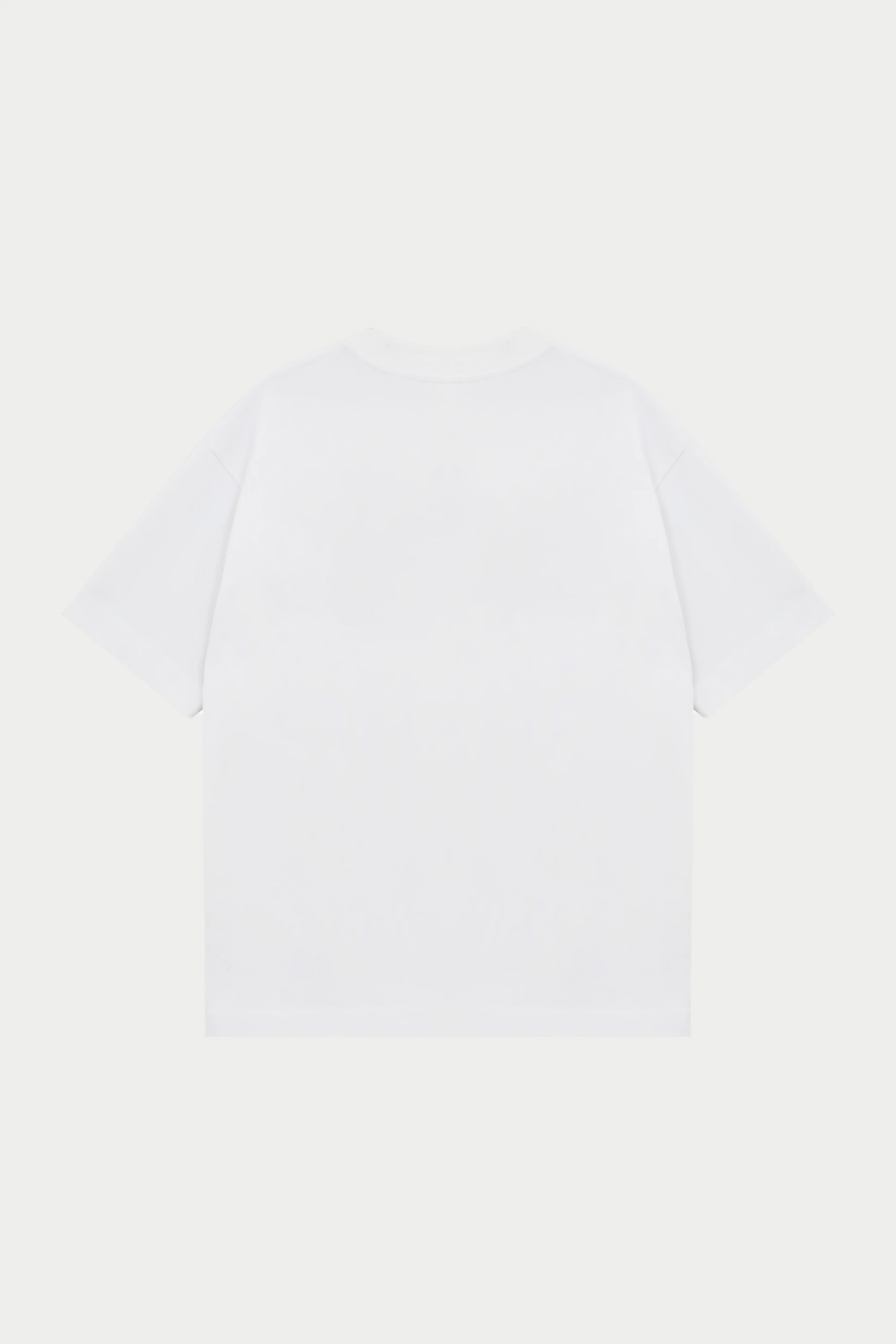 SCRIPT EMBROIDERED T-SHIRT - WHITE - Image 9