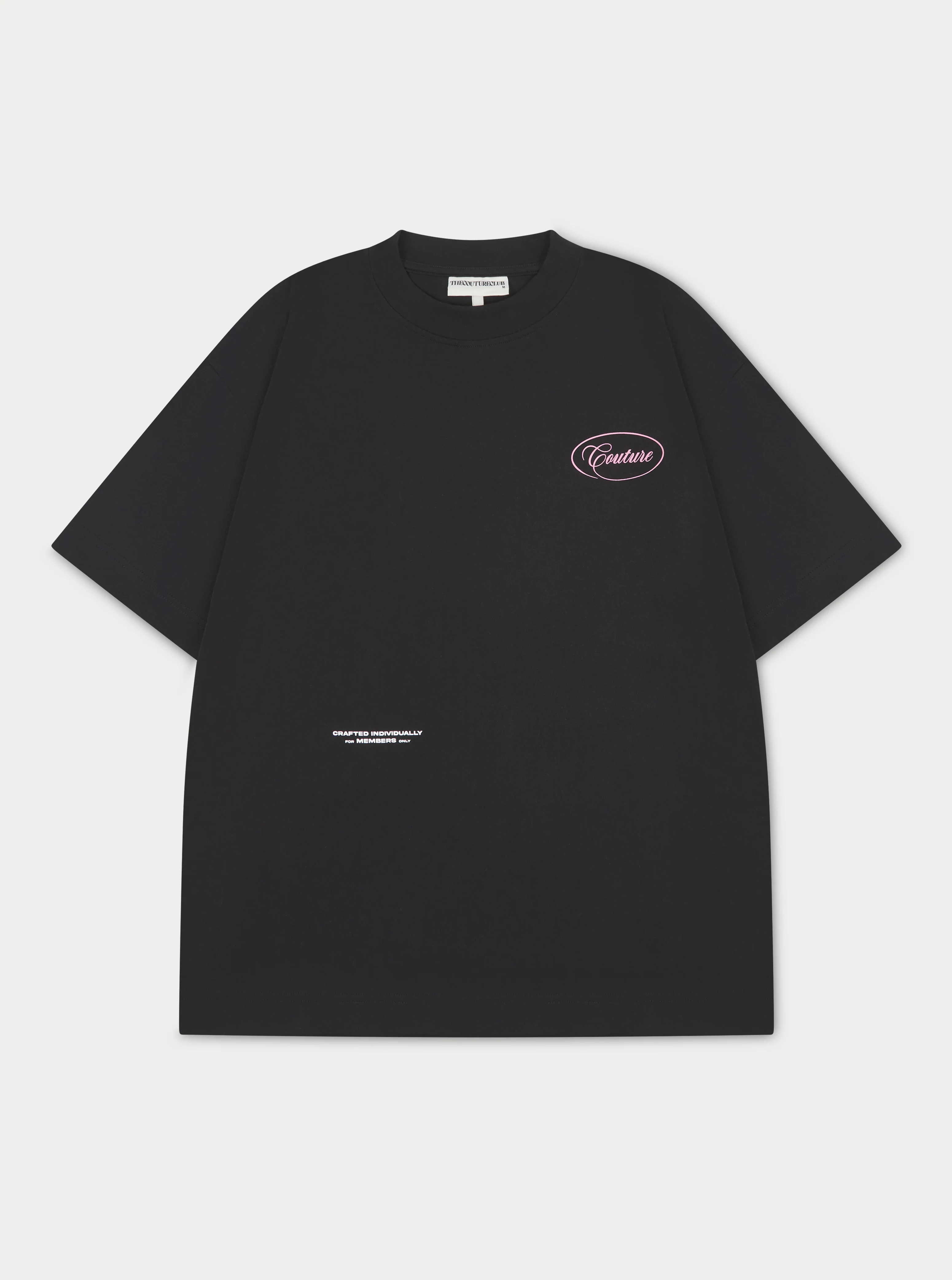 SCRIPT MULTI GRAPHIC MEMBERS ONLY T-SHIRT - BLACK