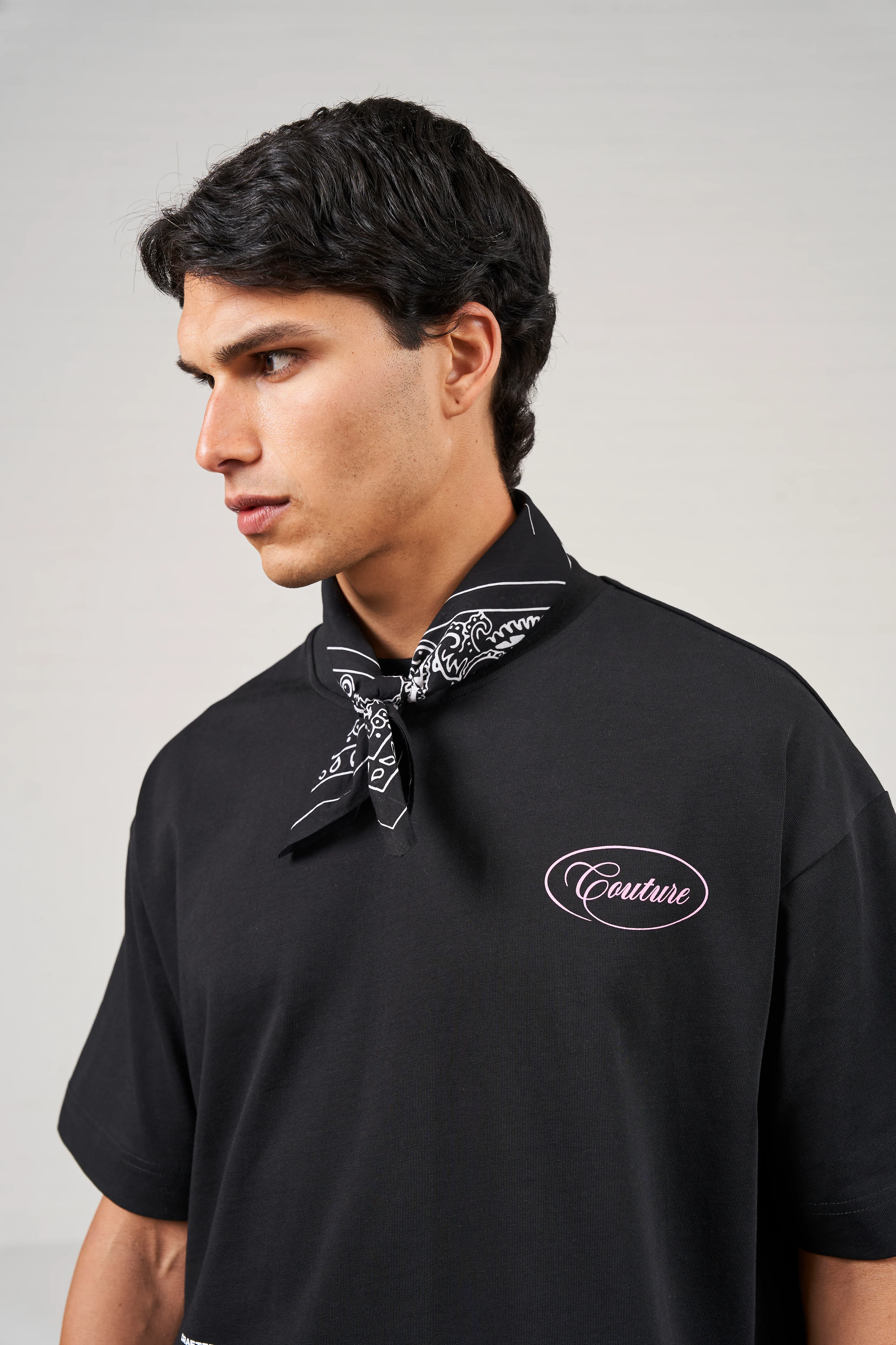 SCRIPT MULTI GRAPHIC MEMBERS ONLY T-SHIRT - BLACK - Image 5