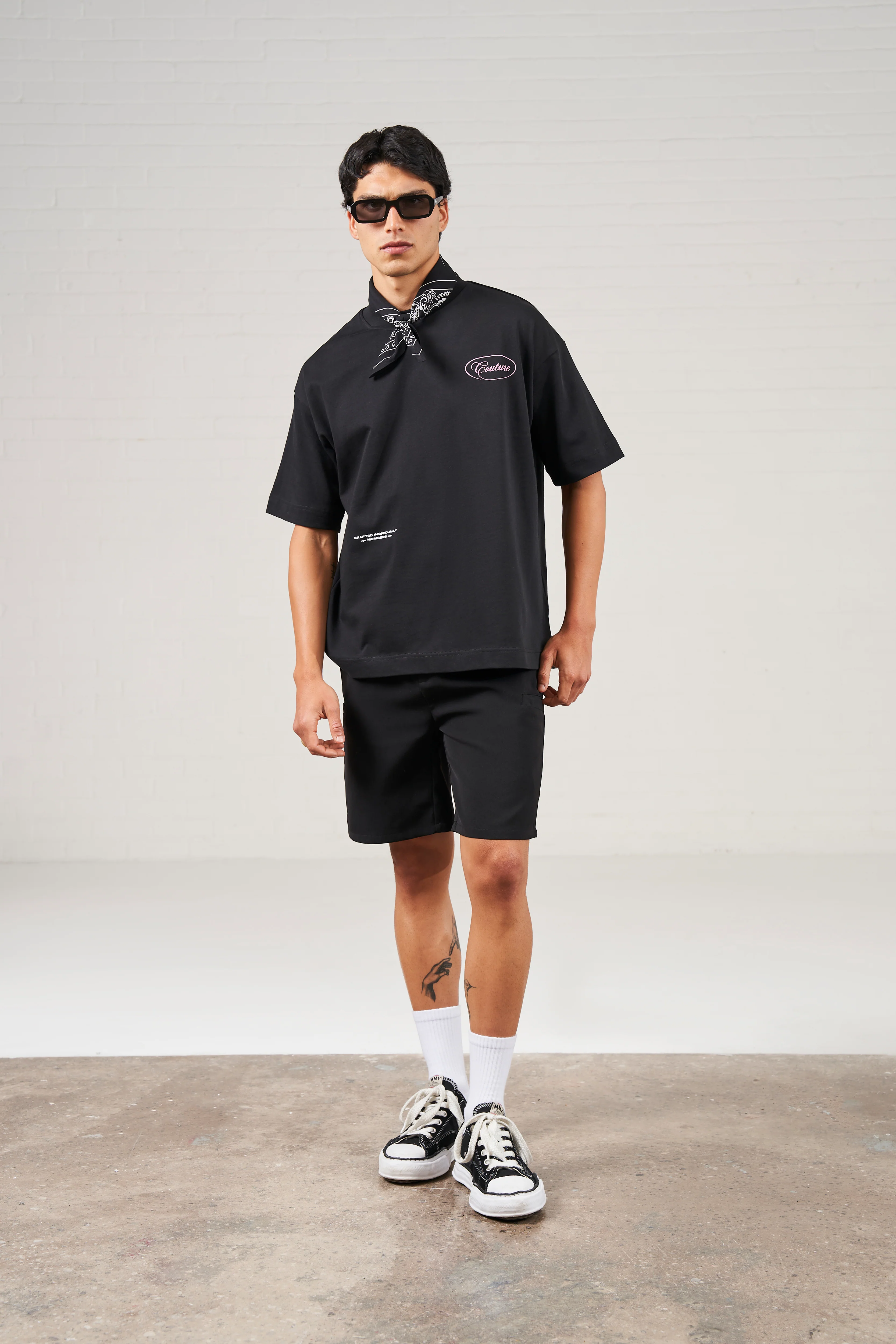 SCRIPT MULTI GRAPHIC MEMBERS ONLY T-SHIRT - BLACK - Image 6