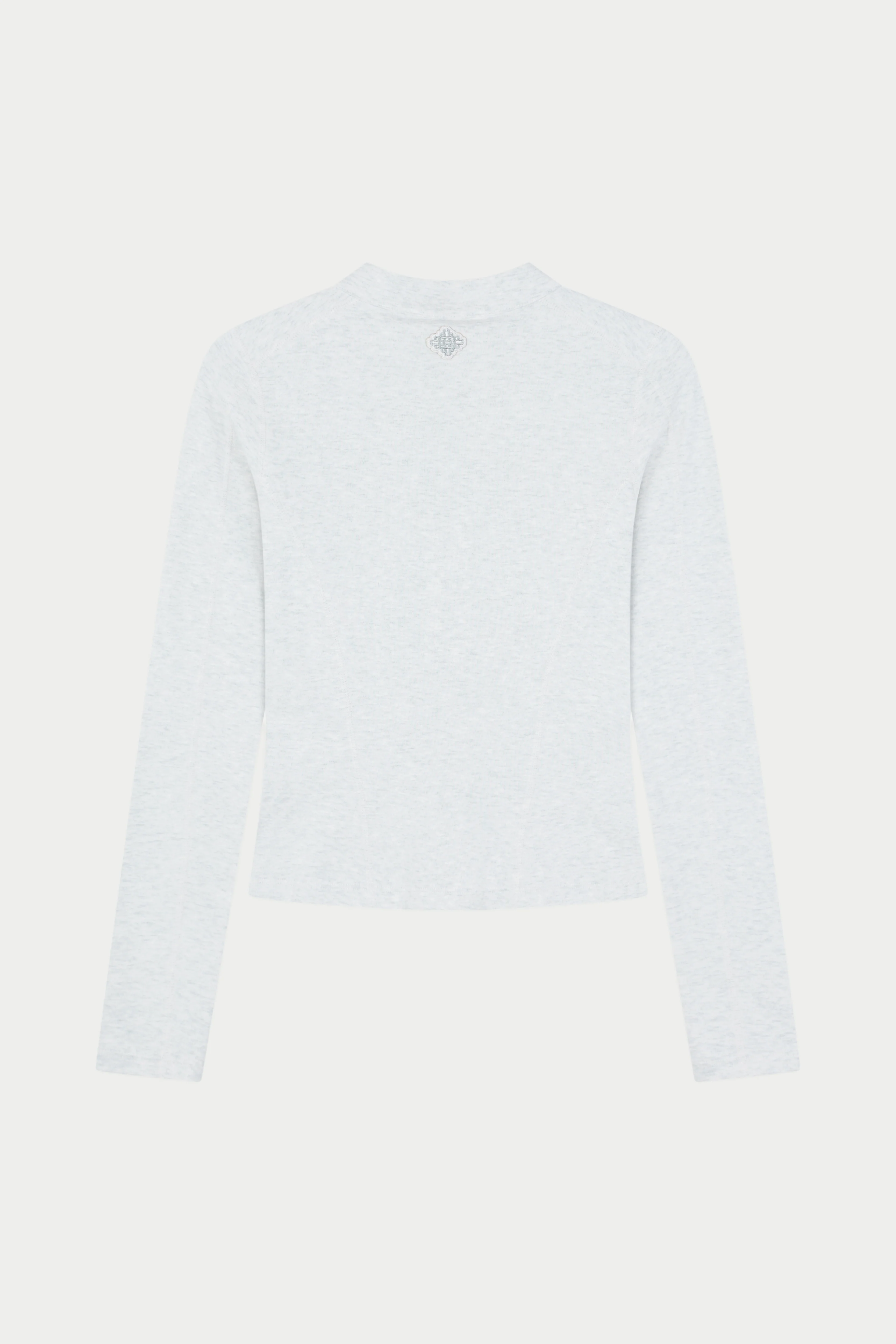 SCULPT SOFT TOUCH LONG SLEEVE TOP - GREY MARL - Image 7