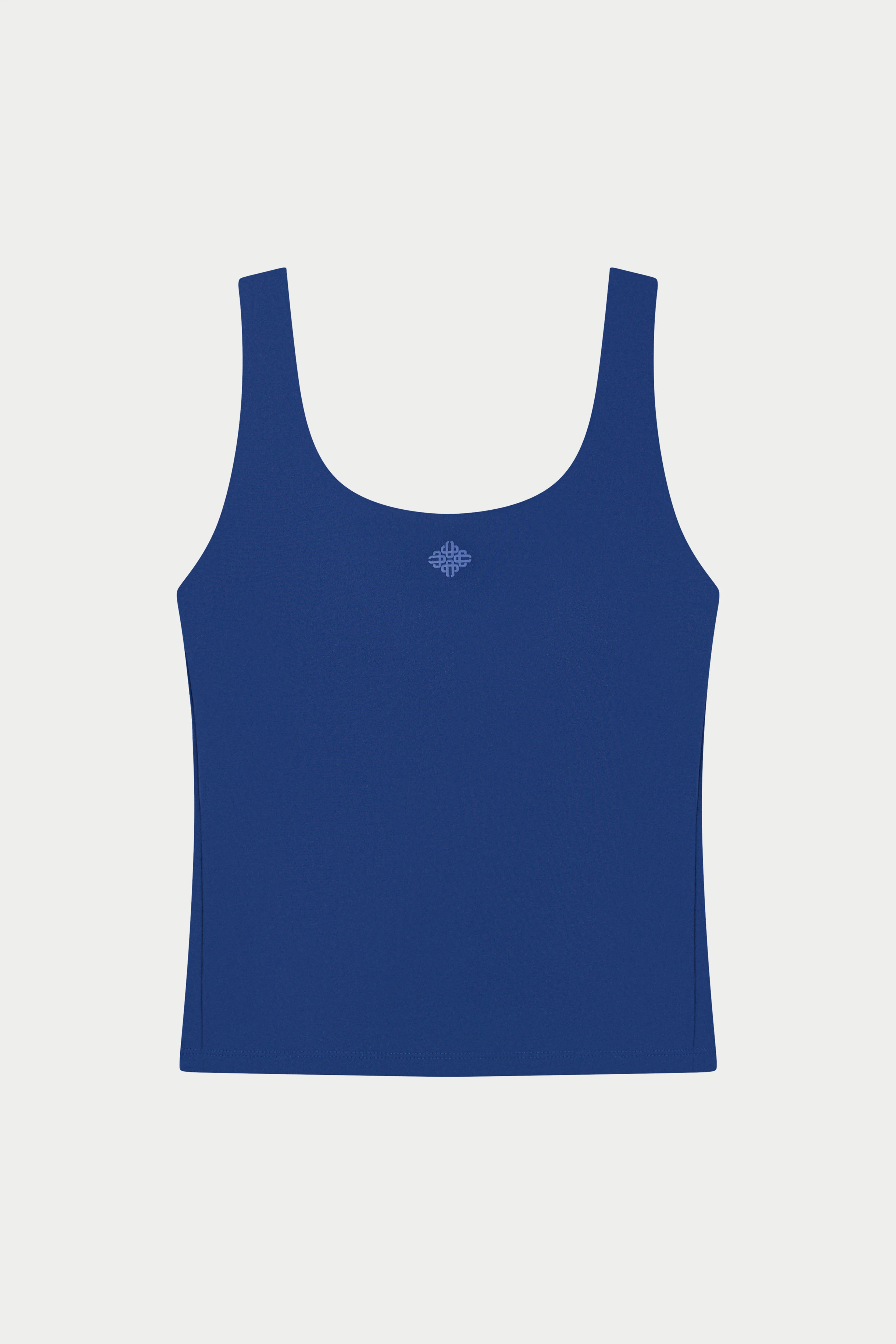 SCULPTING STRETCH SCOOP NECK SPORTS TOP - BLUE - Image 7