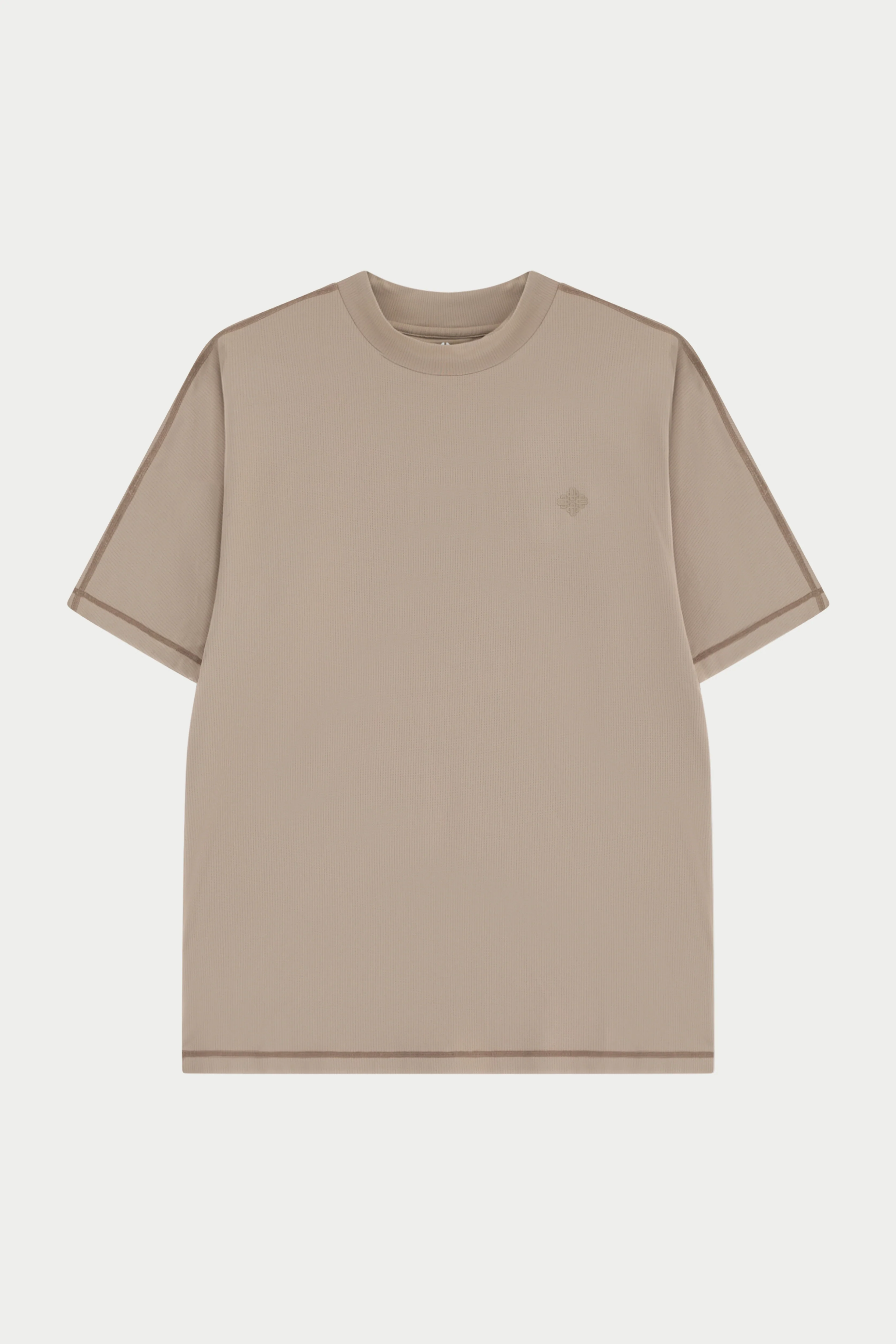 SHORT SLEEVE TRAINING TOP - SAND