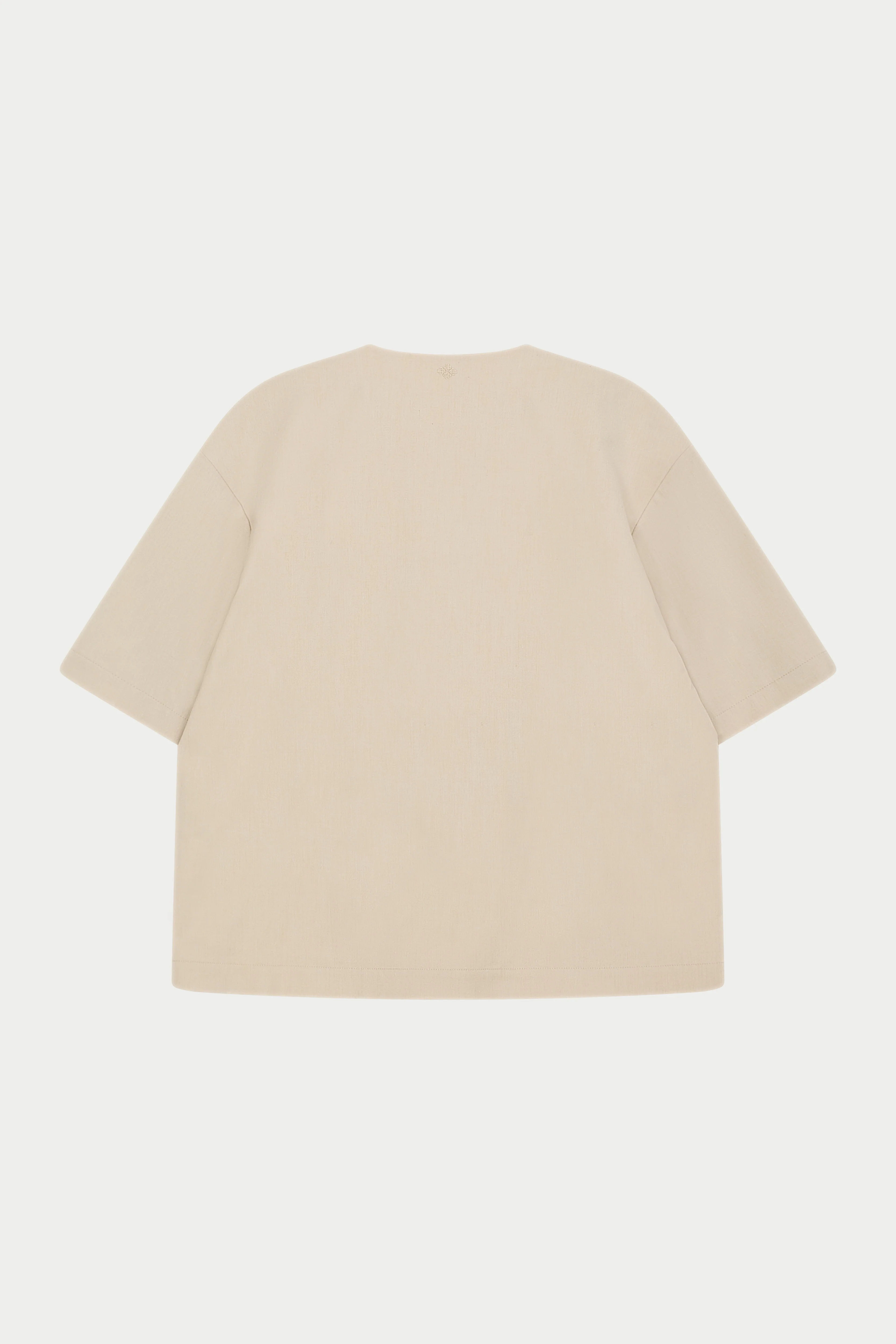 SMART WOVEN SHIRT - STONE - Image 12