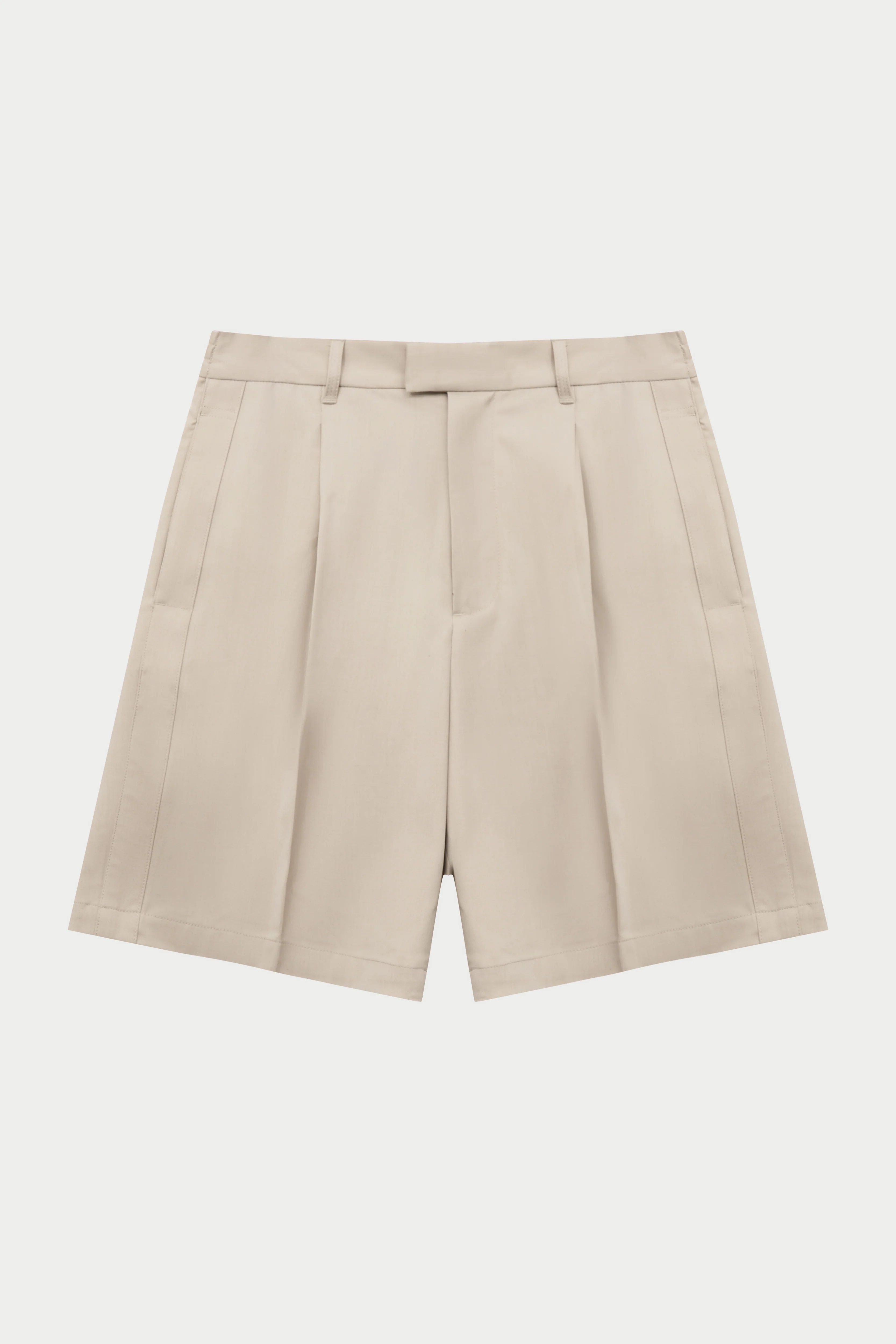 SMART WOVEN SHORTS - STONE