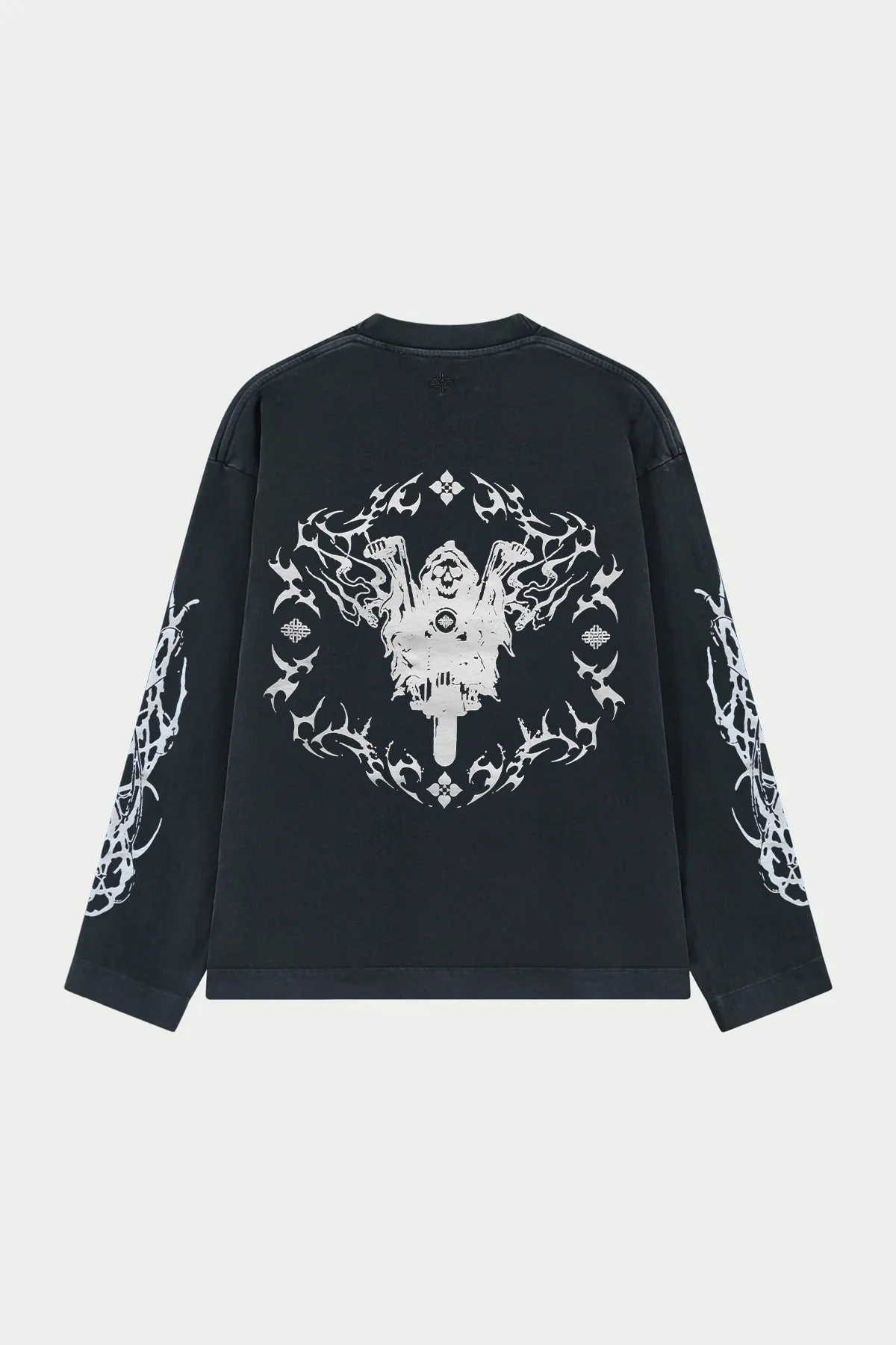 THE SOCIAL X TCC LONG SLEEVE T-SHIRT - GREY