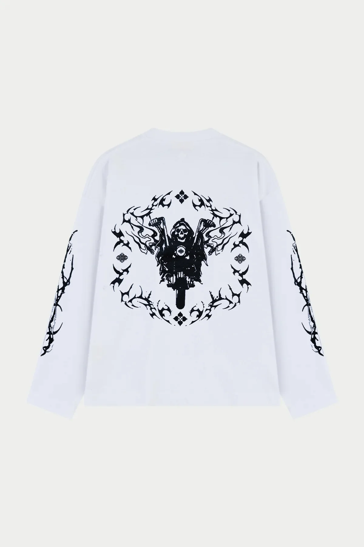 THE SOCIAL X TCC LONG SLEEVE T-SHIRT - WHITE