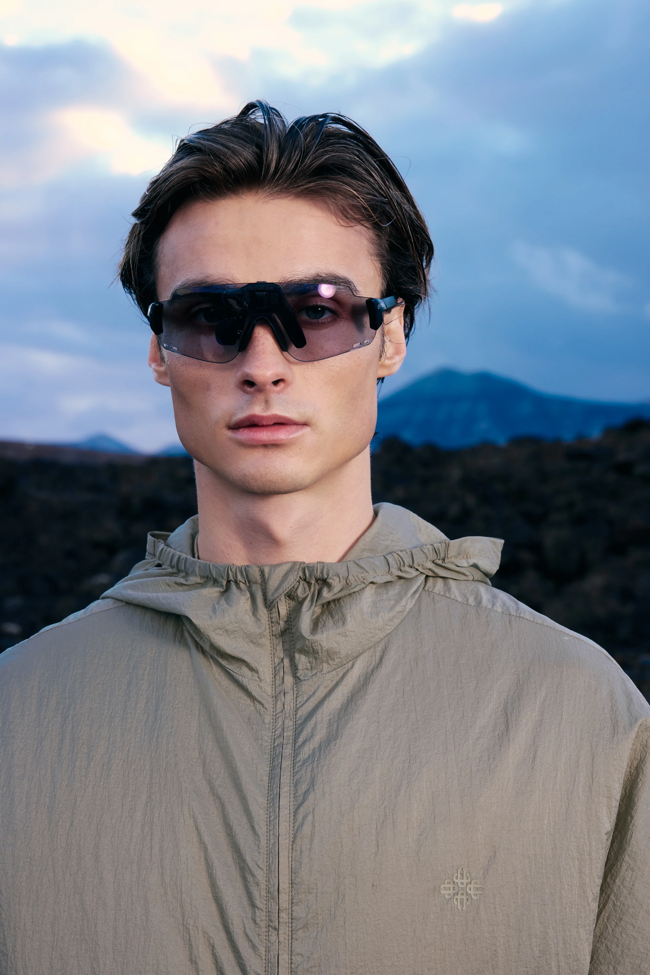 TRANSLUCENT WINDBREAKER - KHAKI - Image 7
