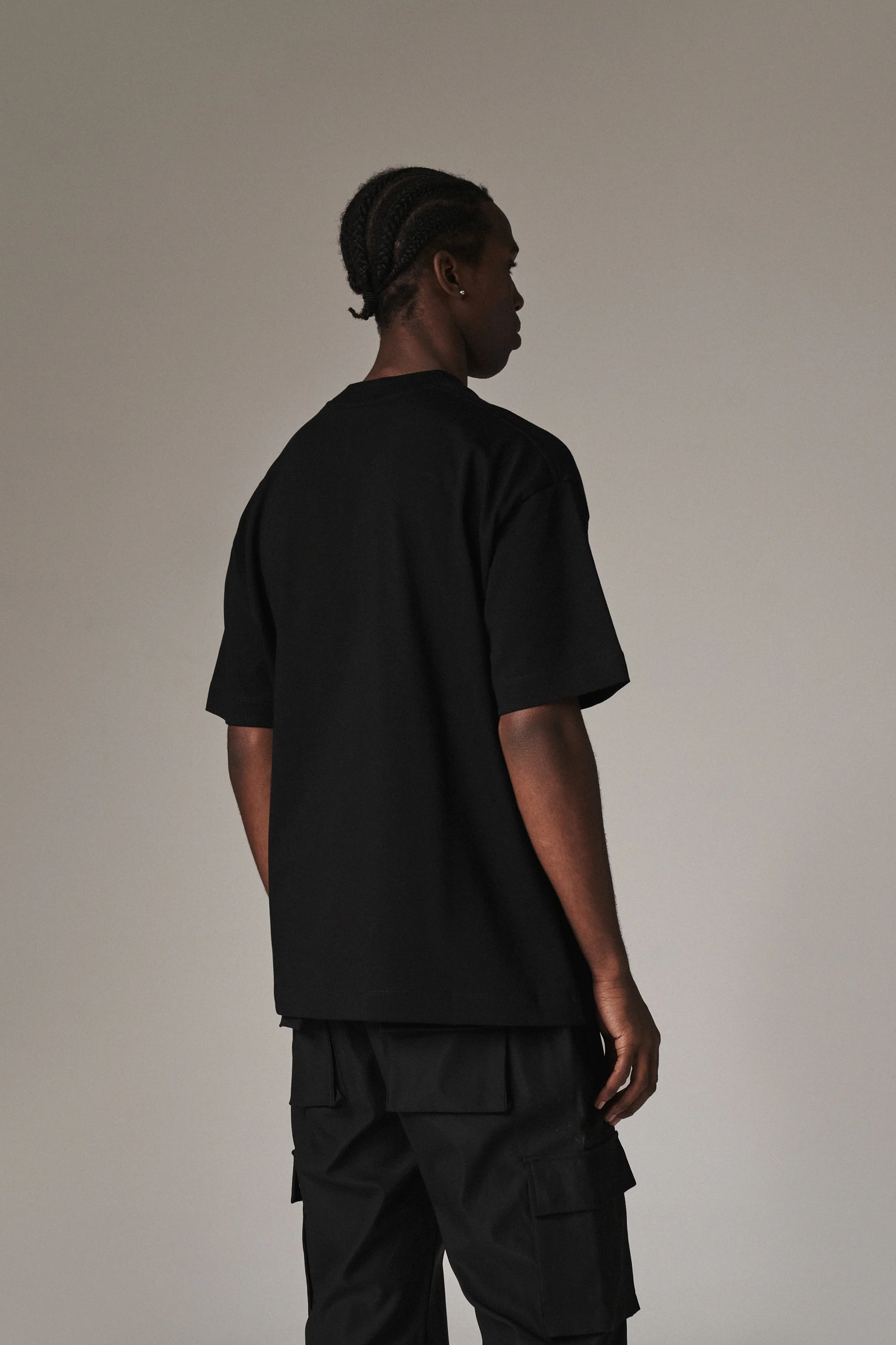 SUPER HEAVYWEIGHT BLANK T-SHIRT - BLACK - Image 5