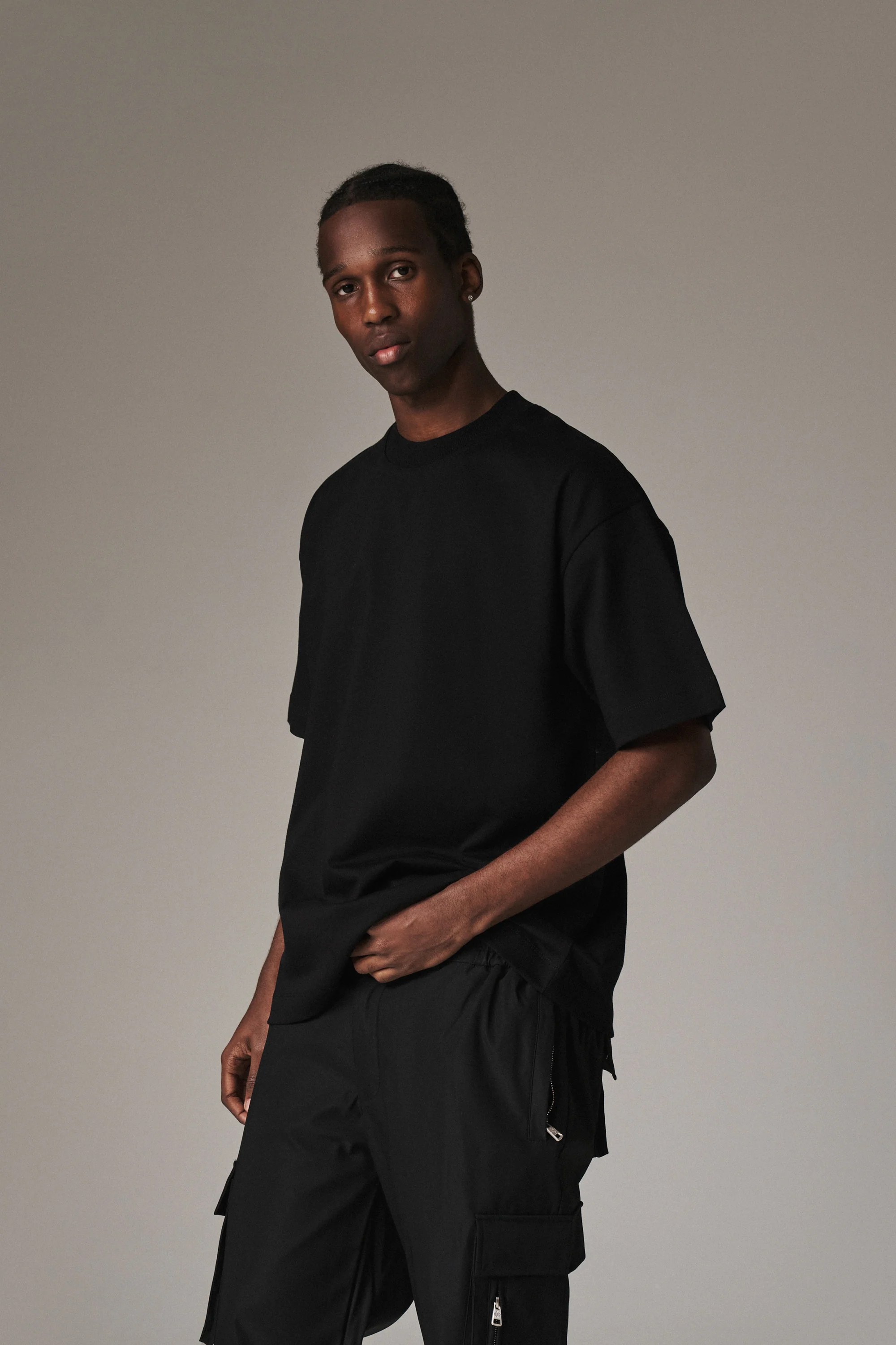 SUPER HEAVYWEIGHT BLANK T-SHIRT - BLACK - Image 7