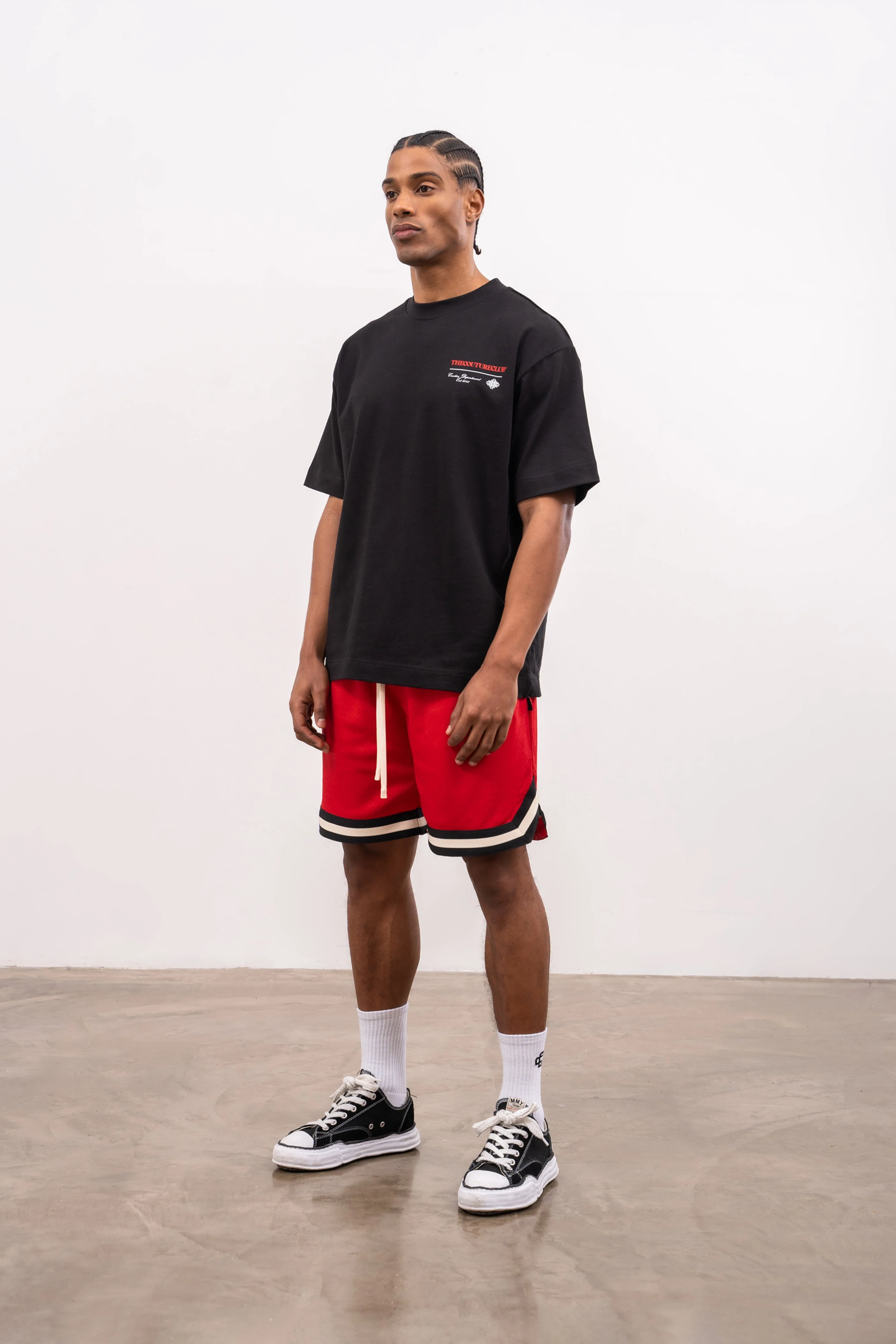 VARSITY MESH SHORT - RED - Image 2