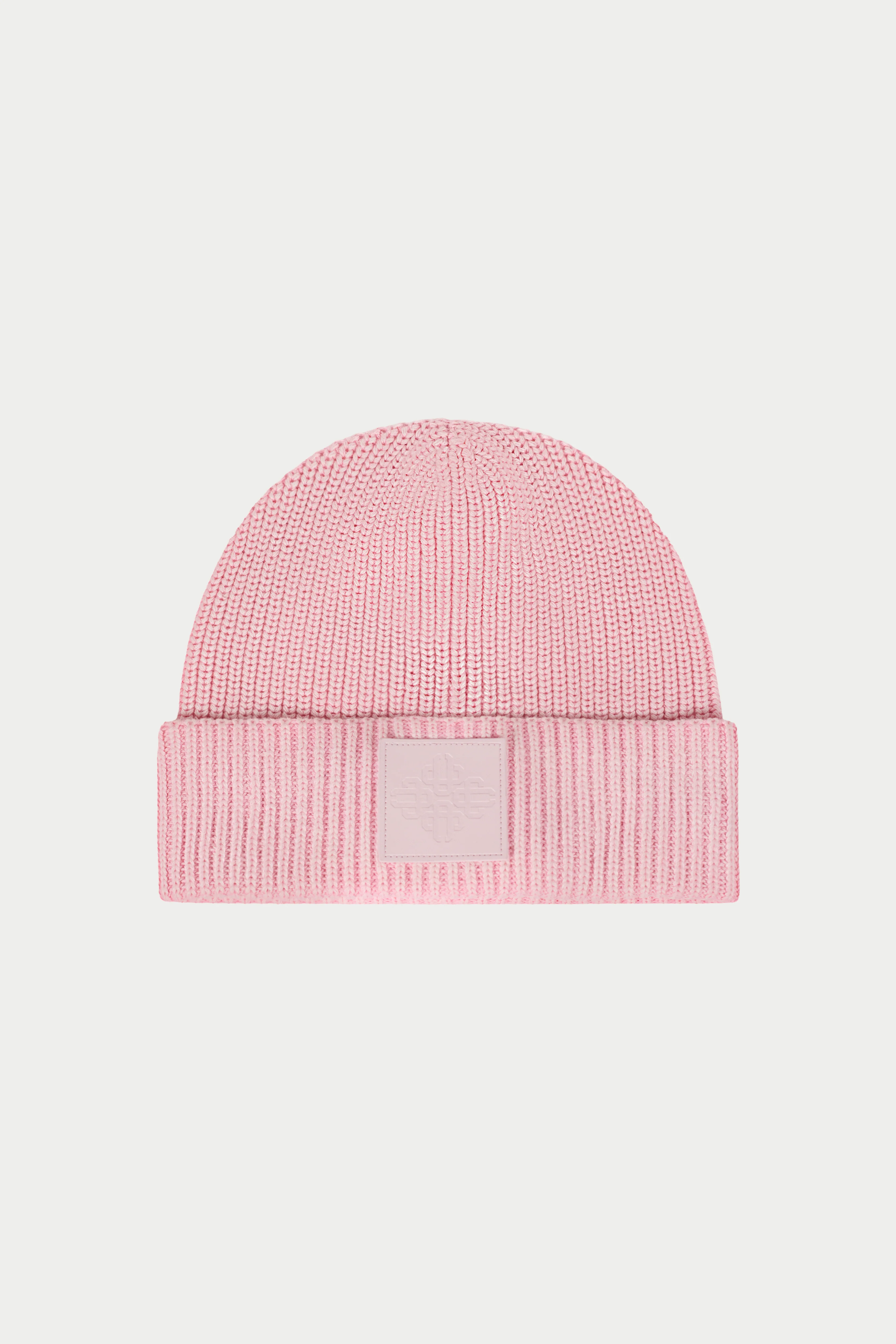 WASHED RIBBED BEANIE - PINK