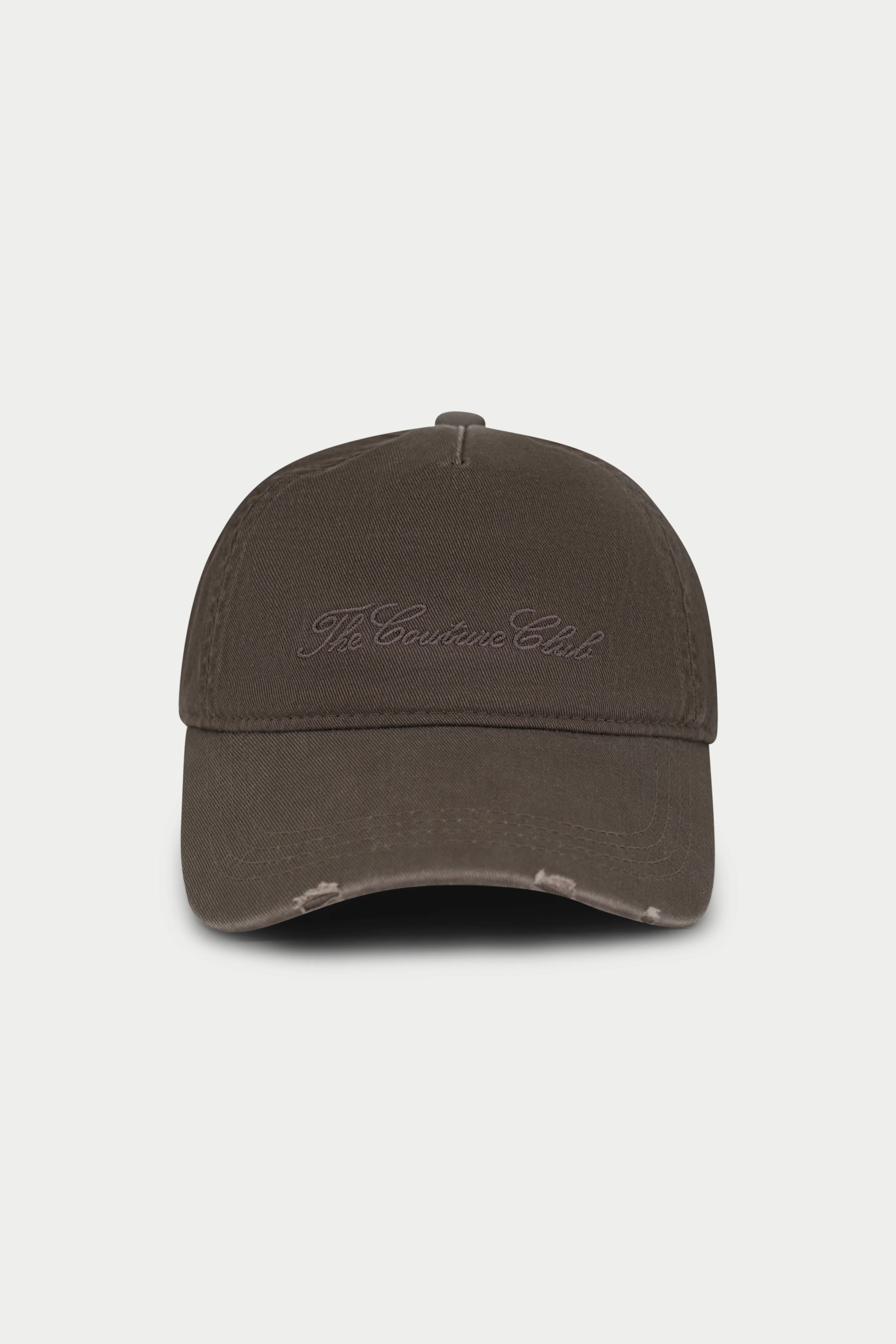WASHED SCRIPT CAP - BROWN - Image 2